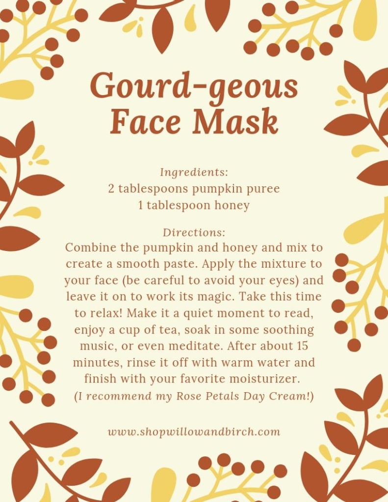 Victorian Face Mask recipe
