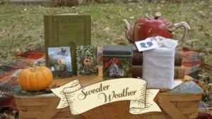 “SWEATER WEATHER” | Charming Autumn Tea Collection + Postcards!