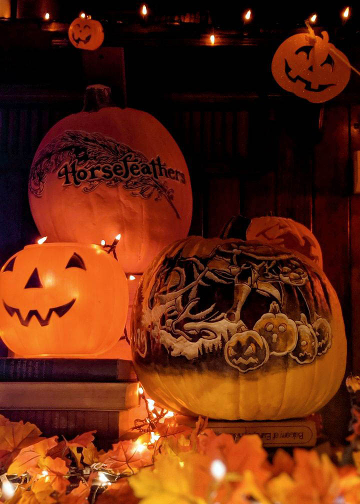 Horsefeathers, Sleepy Hollow, New York, Pumpkin Carving by Jonas LG Karlsson