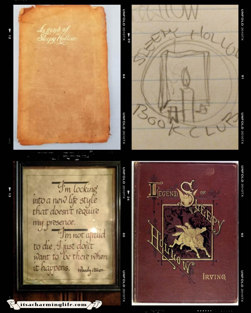 Book covers - Legend of Sleepy Hollow - Logo Sketch