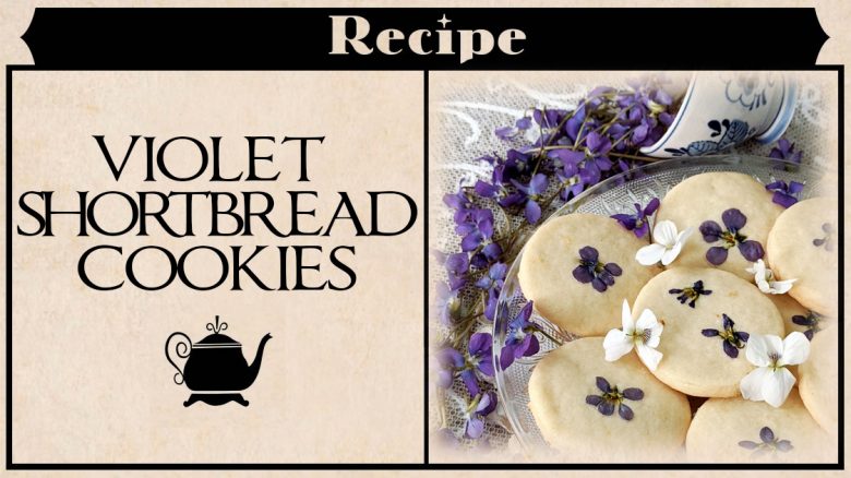 violet shortbread cookies - Recipe - www.itsacharminglife.com