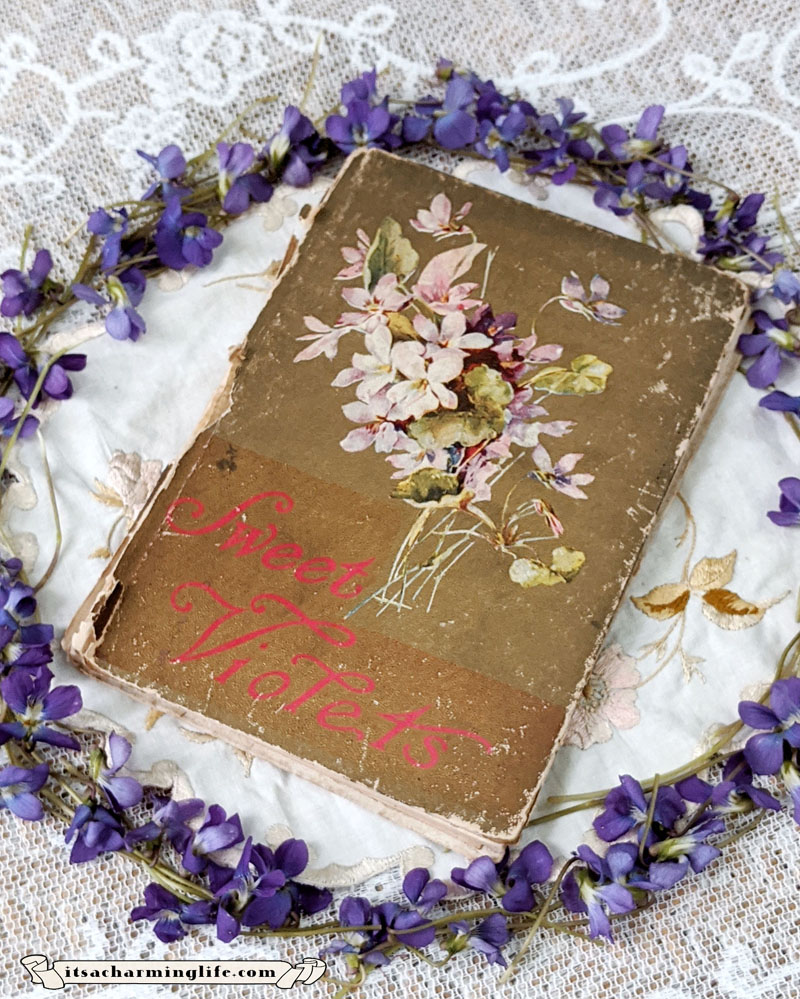 Sweet Violets - vintage book of poems
