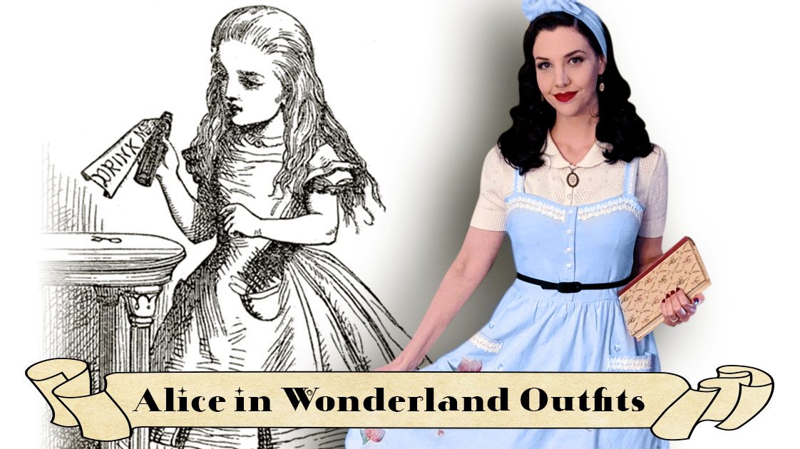 Book Inspired Outfits - Vintage Alice in Wonderland