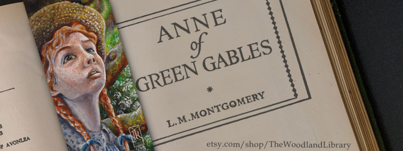Anne of Green Gables bookmark by The Woodland Library on Etsy