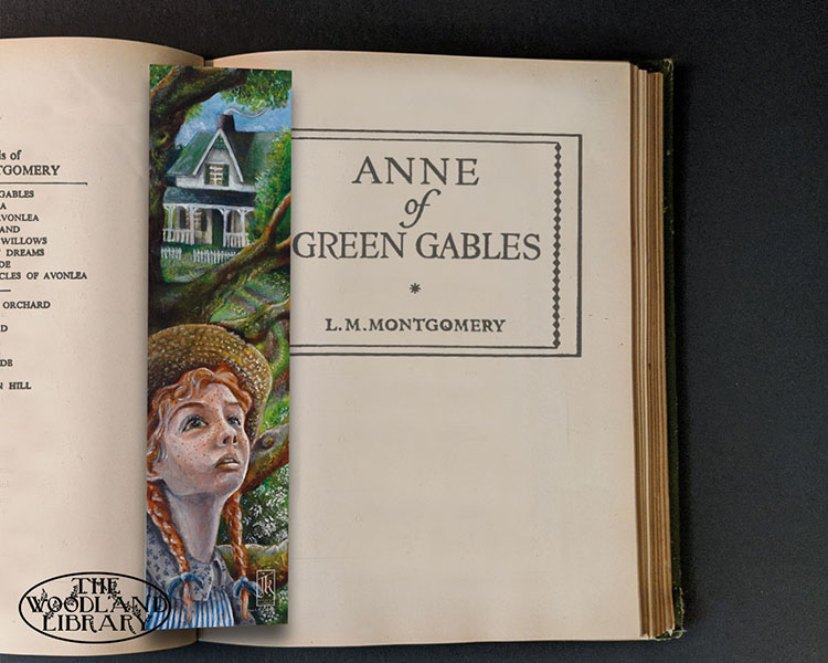 Anne of Green Gables Bookmark available at "The Woodland Library" on Etsy - Art by Jonas LG Karlsson
