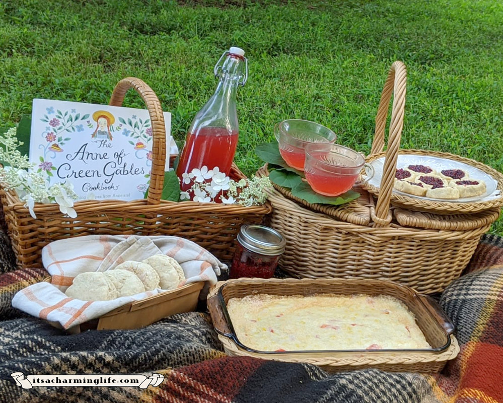 Raspberry Cordial Picnic - Anne of Green Gables Cookbook