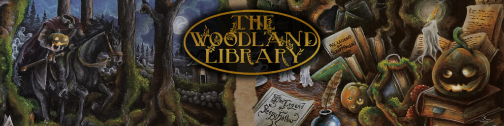 The Woodland Library - Artist Jonas LG Karlsson - It's a Charming Life Postcard