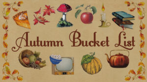 Autumn Bucket List - Vintage Fall Bucket List