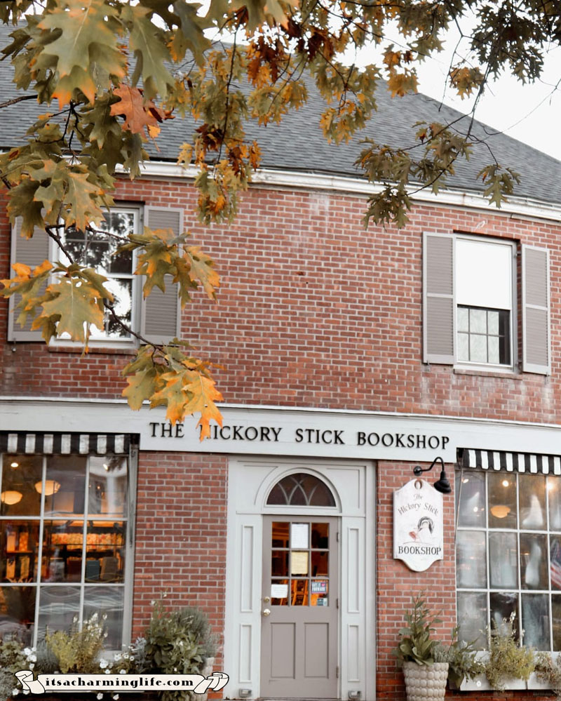 Visit Washington Depot, CT - Visit the real Stars Hollow - Gilmore Girls travel destination - The Hickory Stick Bookshop - It's a Charming Life