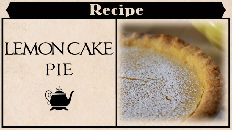 Lemon Cake Pie Recipe