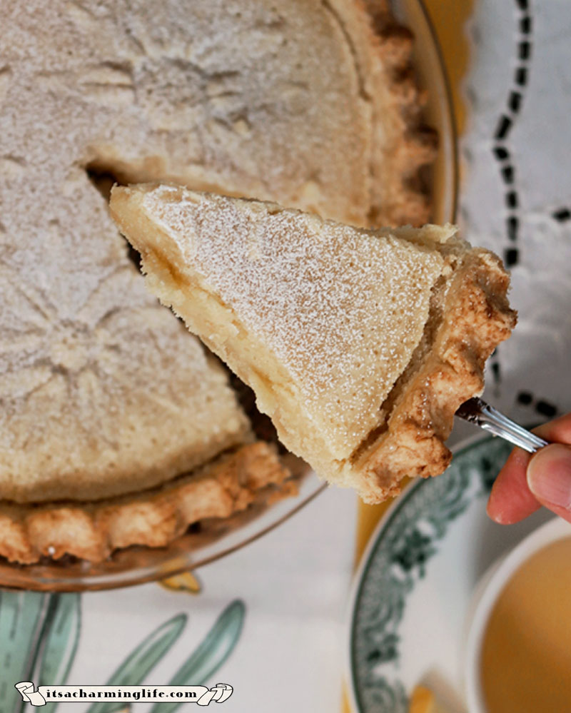 Lemon Cake Pie - Recipe - Its a Charming Life