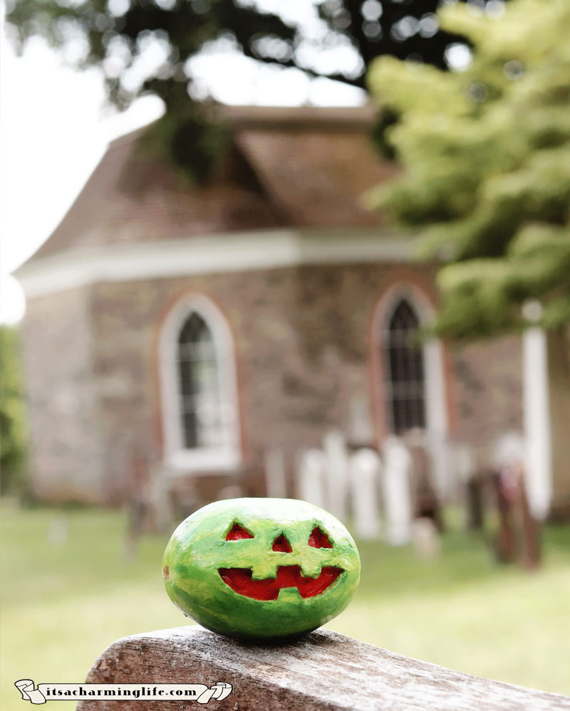 Summerween - Jack O Melon - Sleepy Hollow - Old Dutch Church of Sleepy Hollow NY