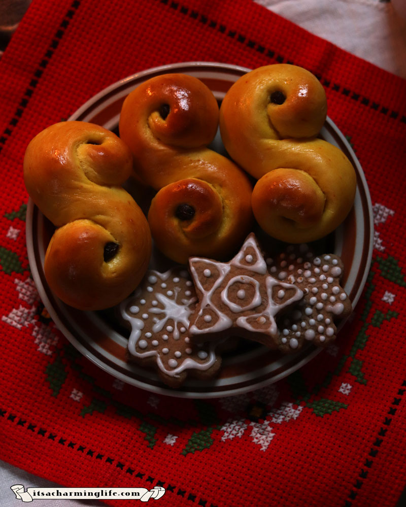 Cozy Christmas Fika - Luccekatter - Saffron Buns - Gingerbread - Pepparkakor - Swedish Fika