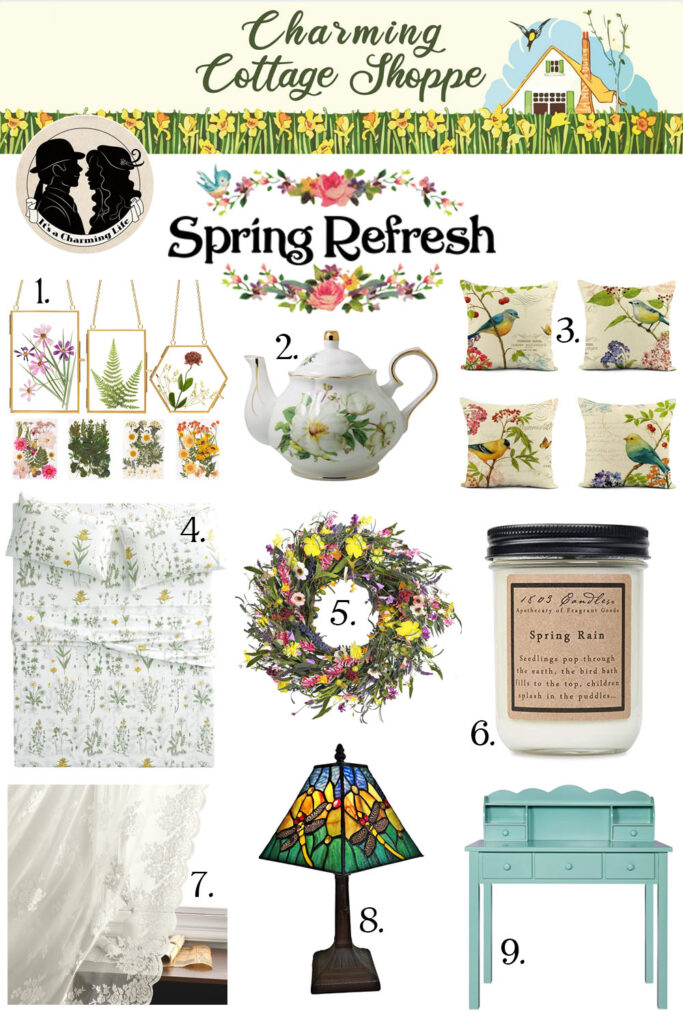 Spring Refresh Product Board - Cottagecore Spring Products