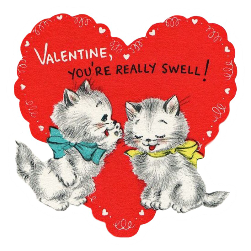 Vintage Valentines Day Card