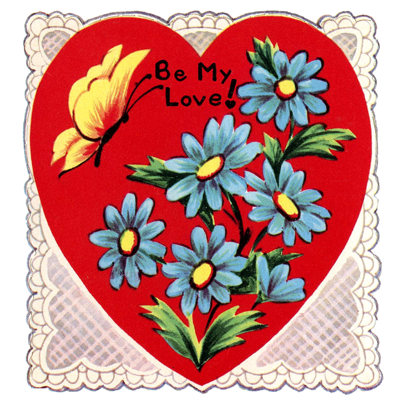 Vintage Valentines Day Card