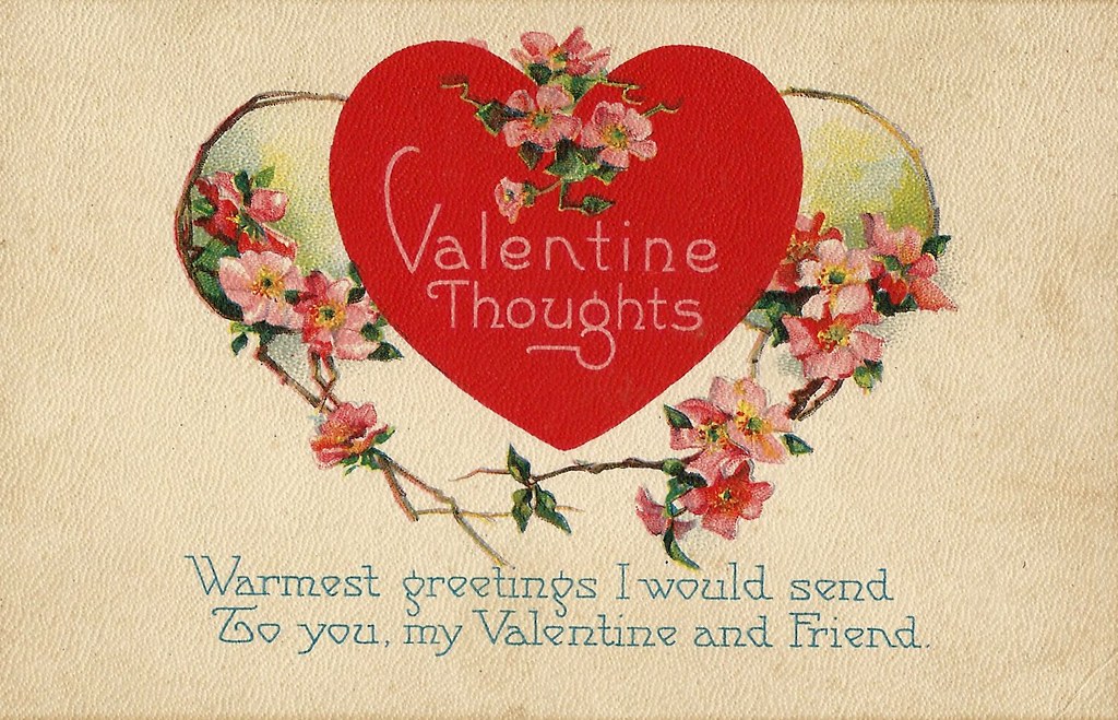 Vintage Valentines Day Postcard