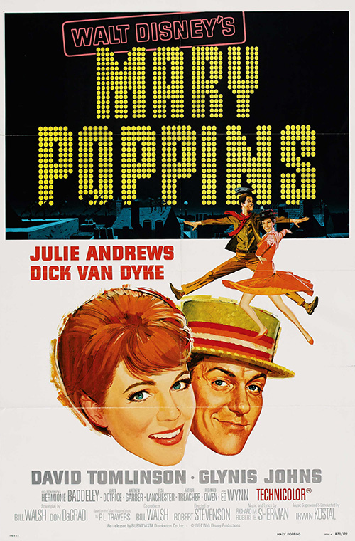 Mary Poppins 1965 - Movie Poster