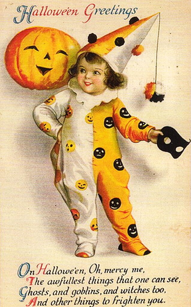 Vintage Halloween Postcard - Happy Halloween