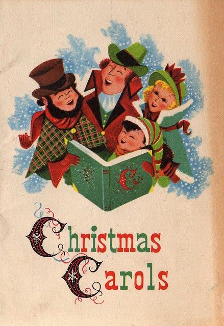 Vintage Christmas Card - Retro Holiday Postcard