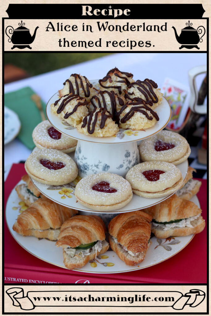 Alice in Wonderland Themed Tea Party recipes