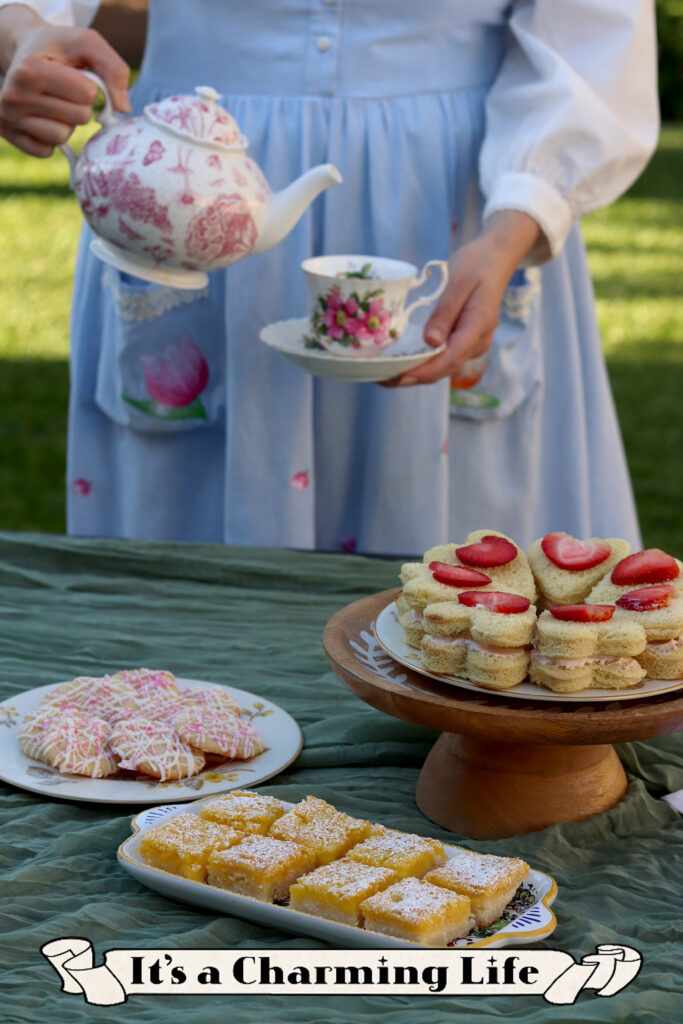 Lemon Bars - Whimsical Spring Tea Party