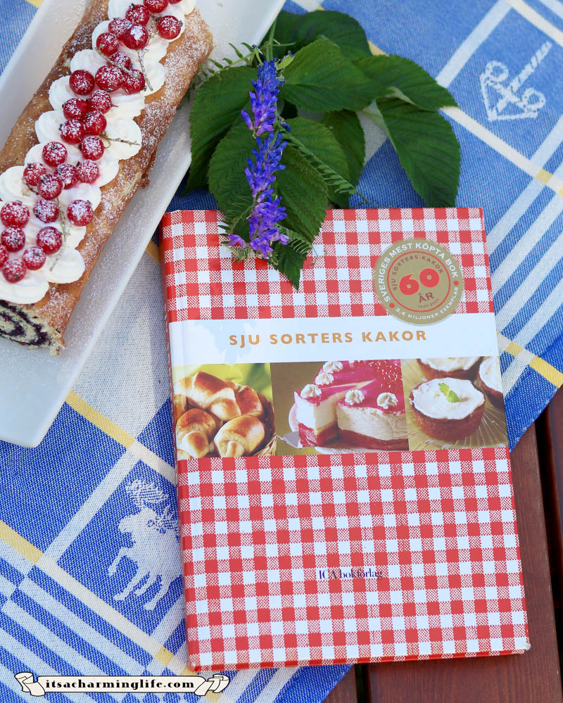 Swedish Fika Recipe - Rulltårta - Roll Cake - Swiss Roll - Jelly Roll